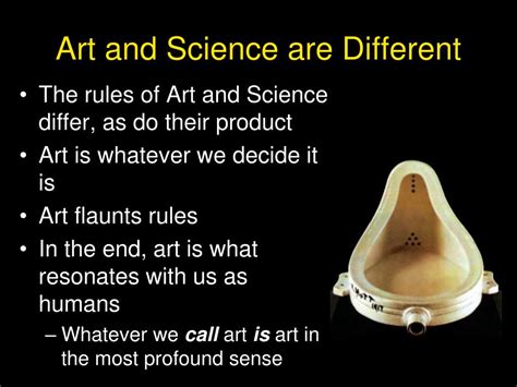Ppt What Is Science What Is Art Whats The Difference Powerpoint