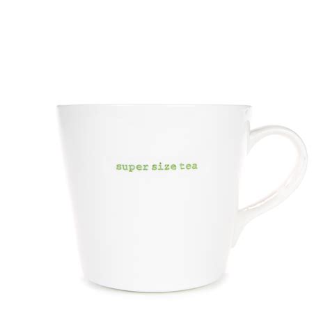 Large Ceramic White Mug Super Size Tea 500ml