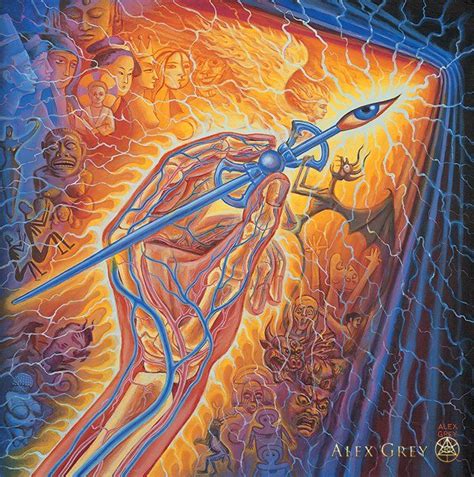 Artist S Hand Alex Grey In Alex Gray Art Grey Art Grey Artist