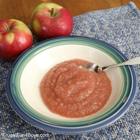 How To Make Amazing Homemade Applesauce Frugal Fun For Boys And Girls