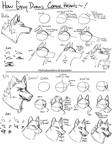 How To Draw A Furry Head Step By Step