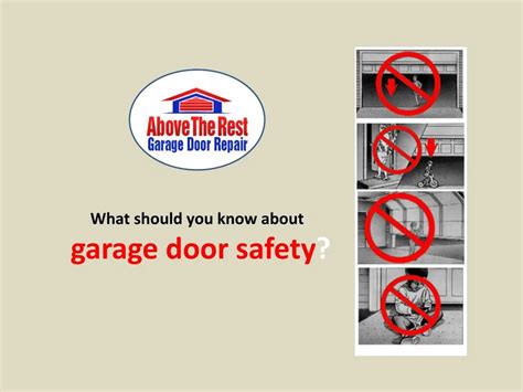 Ppt What Should You Know About Garage Door Safety Powerpoint