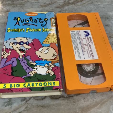 Rugrats Grandpas Favorite Stories Vhs Nickelodeon Rare Oop Hot Sex