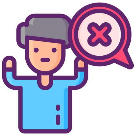 Criticism Flaticons Lineal Color Icon