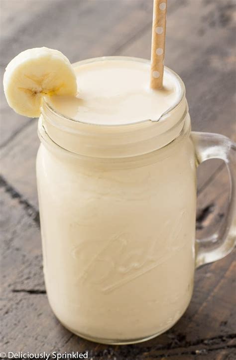 Banana Smoothie Deliciously Sprinkled