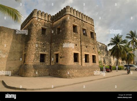 Old Fort Stone Town Zanzibar City Zanzibar Tanzania Stock Photo