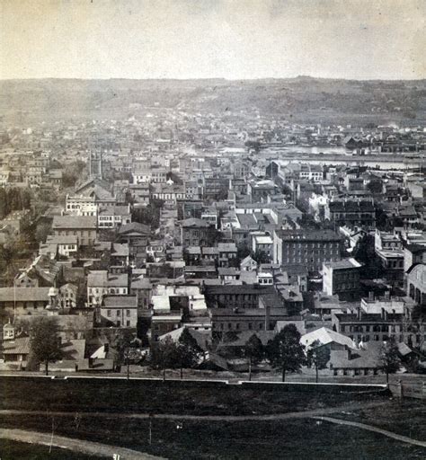 Troy Before And After The Fire Of 1862 Hoxsie