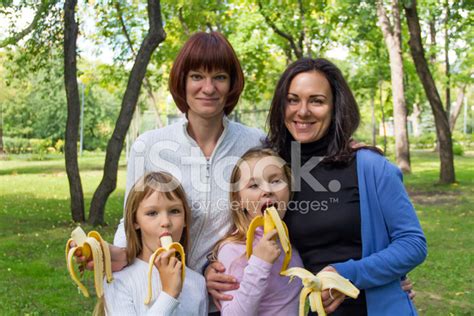 People Are Eating Bananas Stock Photo Royalty Free Freeimages