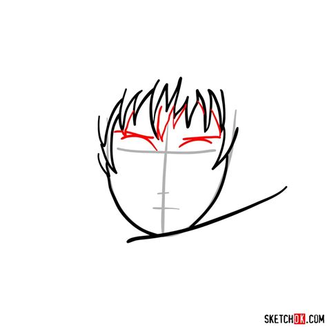 How To Draw Sasoris Face From Naruto Anime Sketchok Easy Drawing Guides