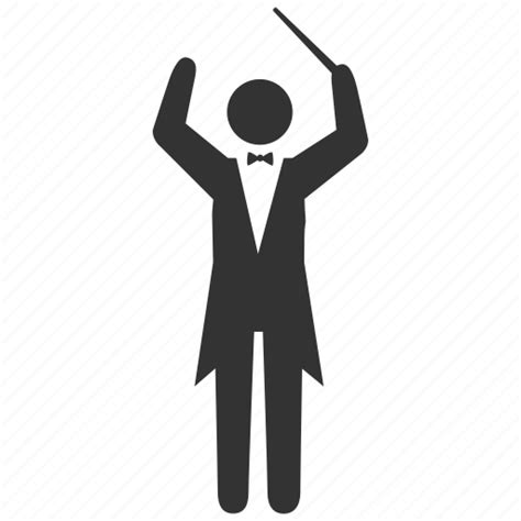 Audio Conductor Music Note Orchestra Play Sound Icon