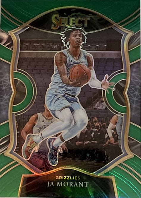 Ja Morant 2020 Select Concourse Green 60 Price Guide Sports Card