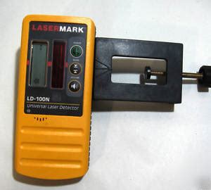 Rugged cases are gasket sealed for waterproof protection. Rotarylaser detector-lasermark® ld-100N,w.clamp-univ.