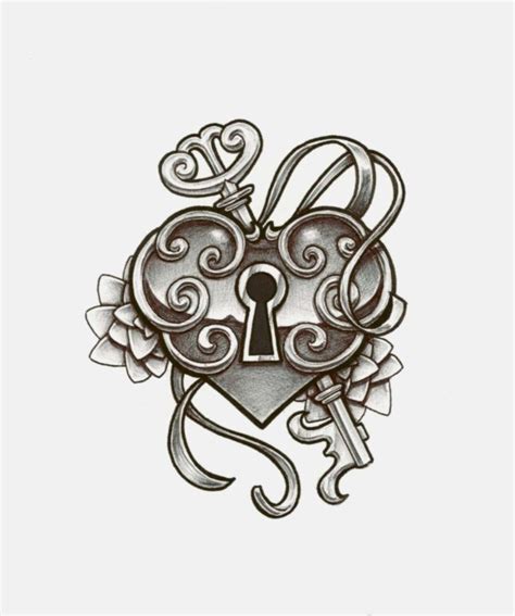 The idea gives a sense of loneliness and shows how the person is confined. Marketplace Tattoo Heart Locket Createmytattoocom | Heart ...
