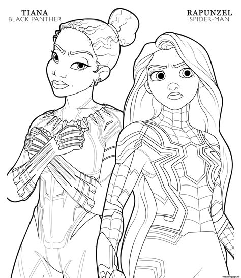 Check spelling or type a new query. Black Panther Tiana And Spider Man Rapunzel Disney ...