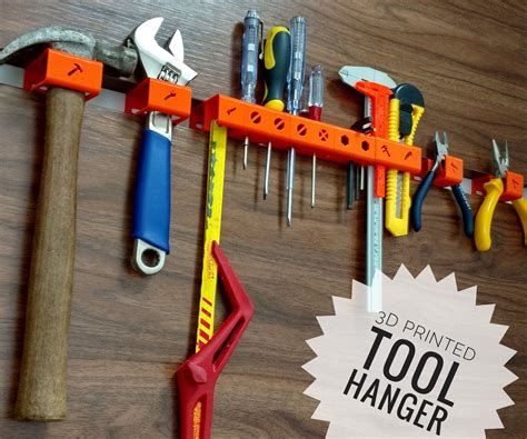 3d Printed Tool Hanger 7 Steps With Pictures Instructables