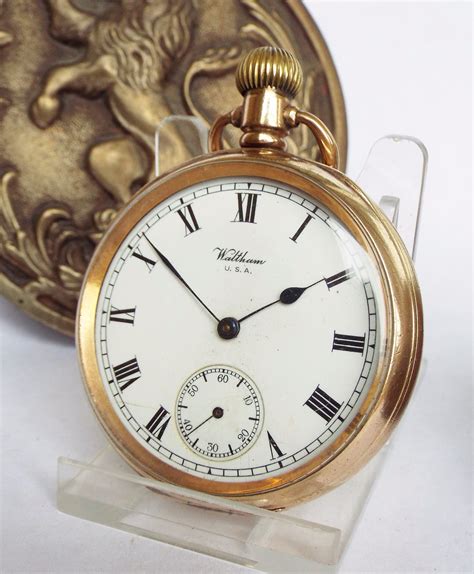 Antique Waltham Pocket Watch With Military History 502939