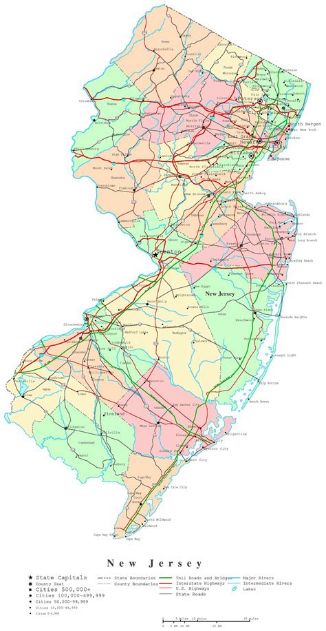 Have chain saw and truck. Large New Jersey State Maps for Free Download and Print ...