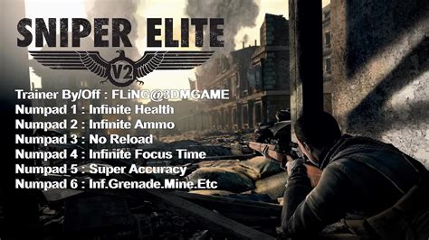 Sniper Elite V2 Trainer All Subtitles Youtube