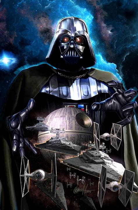 Star Wars 1 Darth Vader Comic Cover Art By Greg Horn