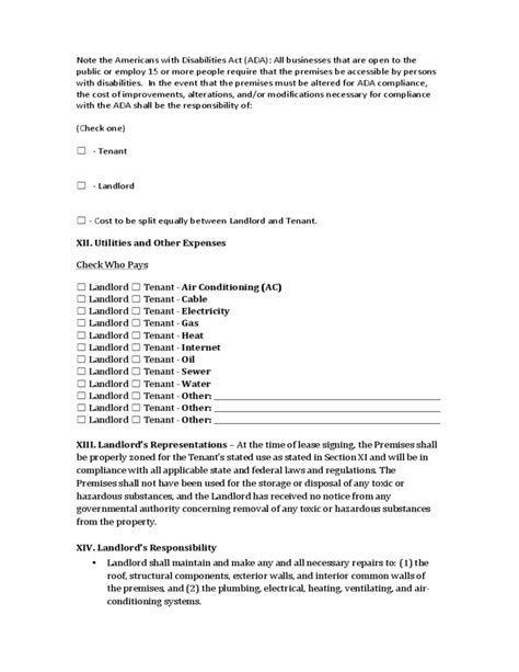commercial lease agreement georgia free download