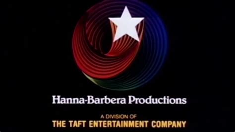 Hanna Barbera Swirling Star Logo With Taft Entertainment Company