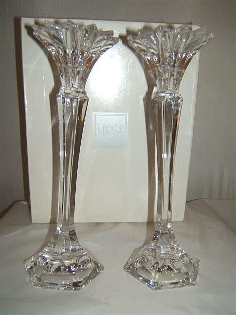 Comparison shop for mikasa crystal candle holders home in home. Exquisite Mikasa Crystal Candle Holders