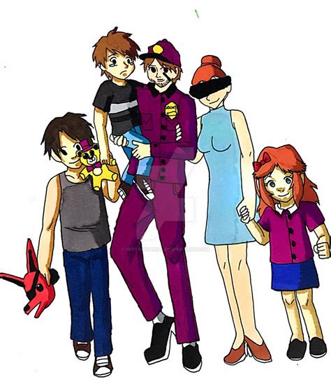 #fangame #horror #arcade #fnaf #other. The Afton Family by InstaQuarius on DeviantArt