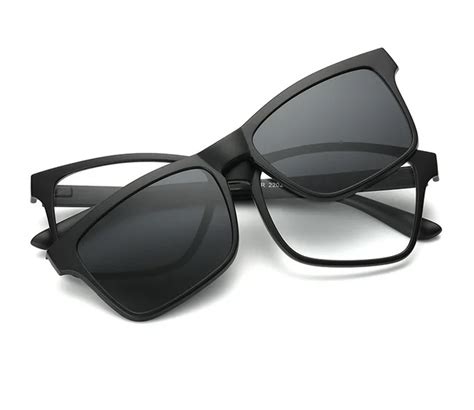 Polarized Magnetic Clip On Men Myopia Glasses Lightest Wommen