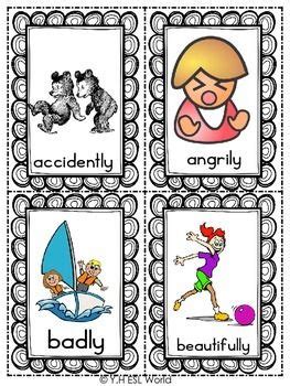 They are usually put after the verb. Adverbs of Manner {Flashcards} | Flashcards, Adverbs, Manners