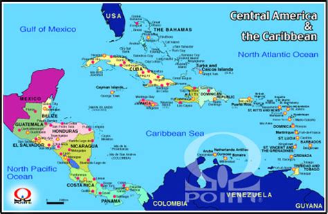 Hundreds of thousands of survivors were displaced. カリブ海地図 Map of Caribbean