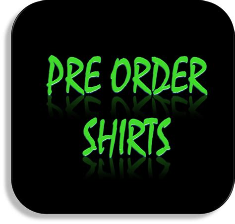 Pre Order Shirts Black Icon