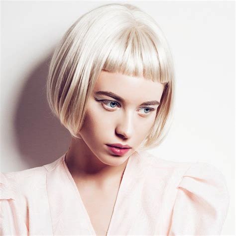 Retro hairstyles bob hairstyles fantasy hairstyles hairdos hair art my hair pageboy haircut bowl cut harpers bazaar. #sassoon #vidal #blonde #blunt #fringe #boxbob # ...