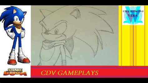 ¿cómo Dibujar A Sonic De Sonic Boom How To Draw Sonic Of Sonic Boom
