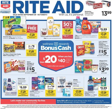 Rite Aid Weekly Ads From September 29