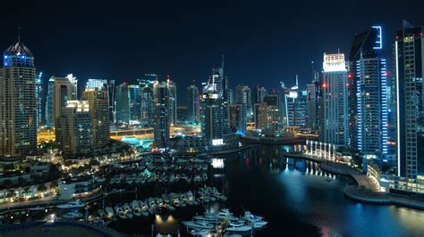 Dubai marina & jumeirah beach residence (jbr) night drive | dubai uae. Amazing Dubai Marina Wallpapers | HD Wallpapers | ID #10336