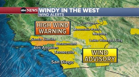 Red Flag Warning Issued In Southern California Due To High Winds Brush
