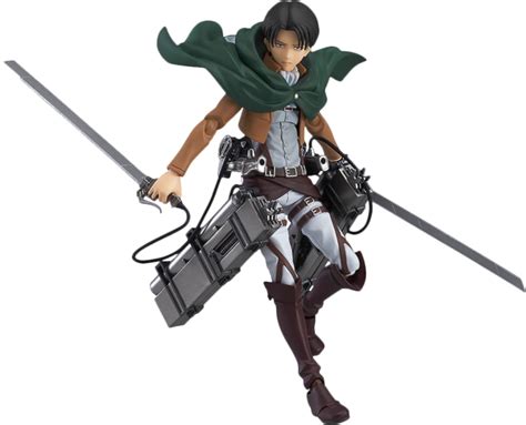 Attack On Titan Levi Ackerman Figma 55” Action Figure By Good Smile
