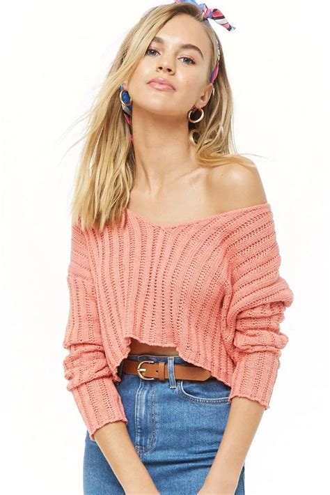 Ribbed Off The Shoulder Cropped Sweater Benovafashion Cropped