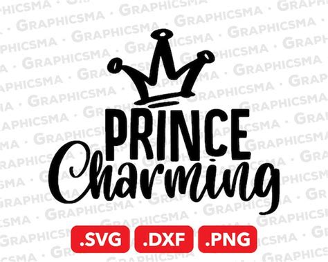 Prince Charming Svg File Prince Charming Dxf Cut Prince Etsy