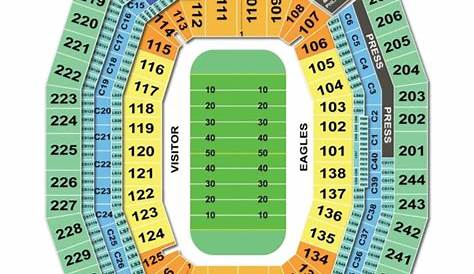 Lincoln Financial Field Seating Chart | Seating Charts & Tickets