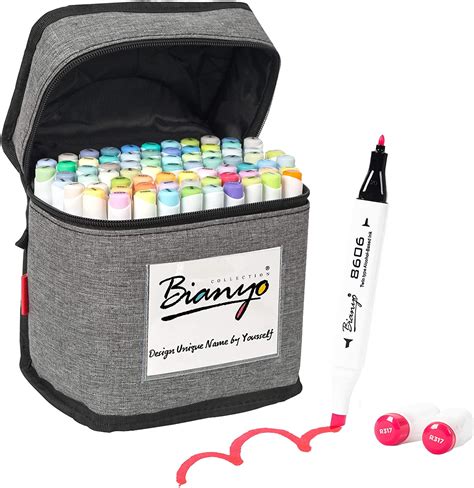 Bianyo Classic Series Alcohol-Based Dual Tip Art Markers, Set of 72