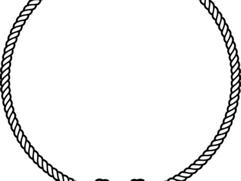 Drawn Rope Circle Vector Clipart - Full Size Clipart (#3128612