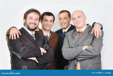 Group Of Young Businessmen Together Stock Image Image Of Diversity