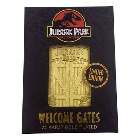 Jurassic Park 24k Gold Plated Entrance Gates Limited Catawiki