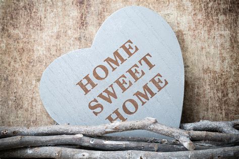 Home Sweet Home Interior Decor Rustic Heart Stock Photo Image Of