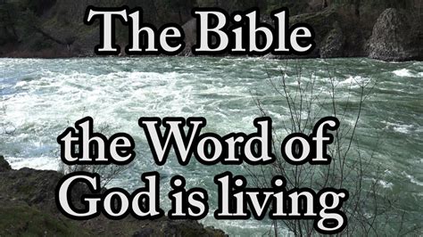 The Bible The Word Of God Is Living Church Hymn Christian Songs