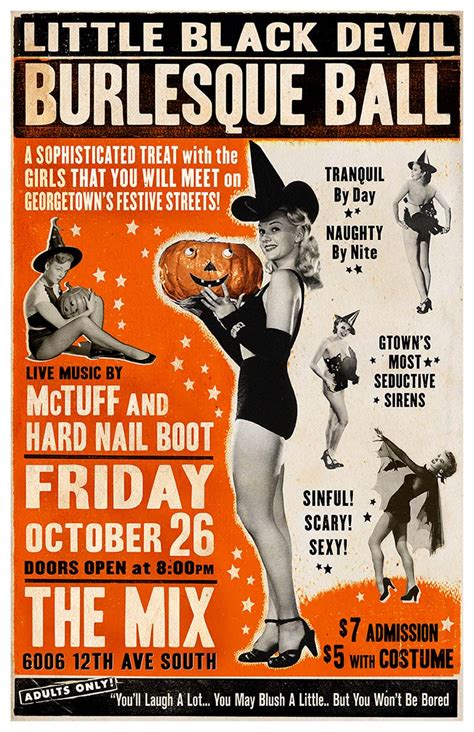 2012 Halloween Burlesque Poster Swellpictures