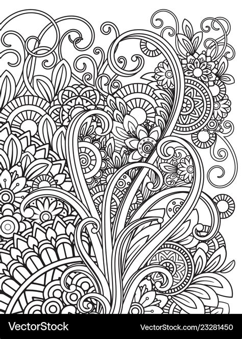 Flower Coloring Book Pdf Free Download Coloring Flower Mandala