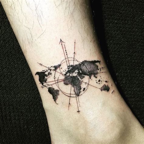 Best Tattoos Globe Tattoos World Map Tattoos Tattoos