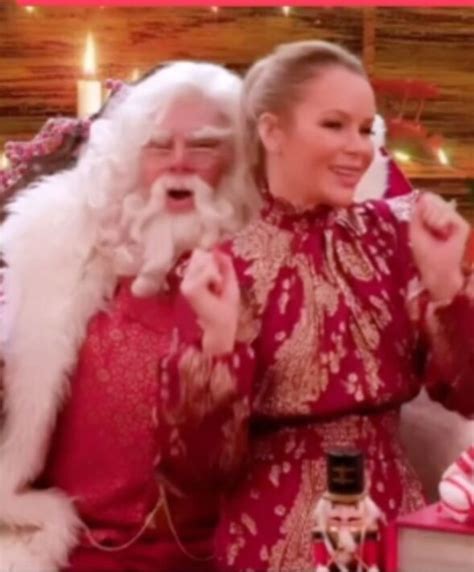 Amanda Holden 51 Almost Bares All As She Gets Into Festive Spirit With Sexy Santa Look